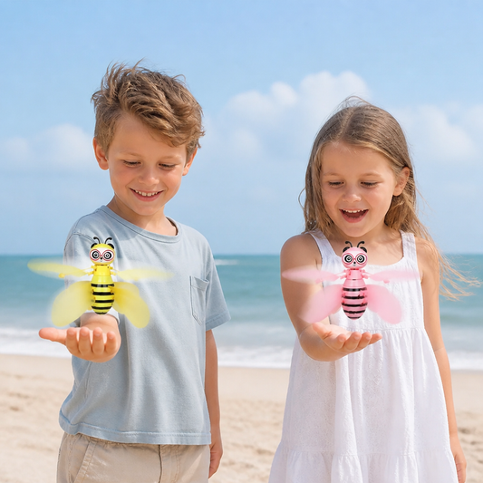 Hand-Controlled Flying Bee Toy with Motion Sensor and LED Lights