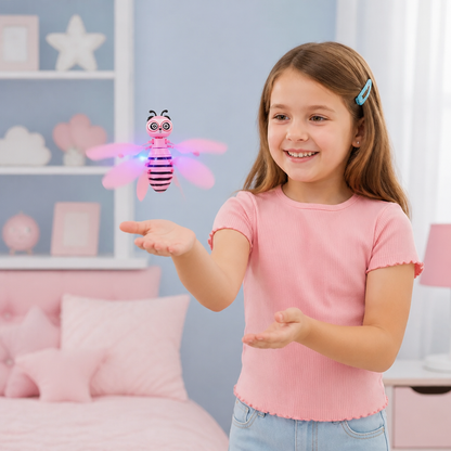Hand-Controlled Flying Bee Toy with Motion Sensor and LED Lights