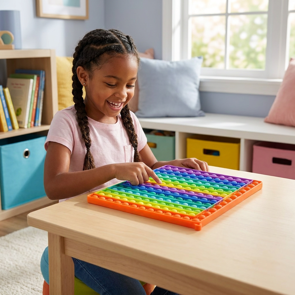 Rainbow Pop Math – Multiplication Fidget Learning Toy
