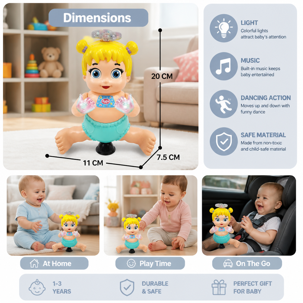 360° Dancing Doll Toy
