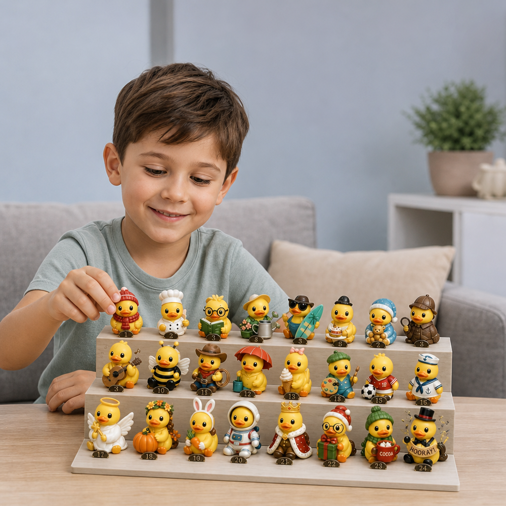 24-Day Magic Duck Advent Calendar with Collectible Mini Figurines
