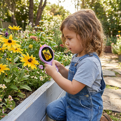 Kids Digital Video Microscope with Screen – Portable Science Explorer for Little Investigators
