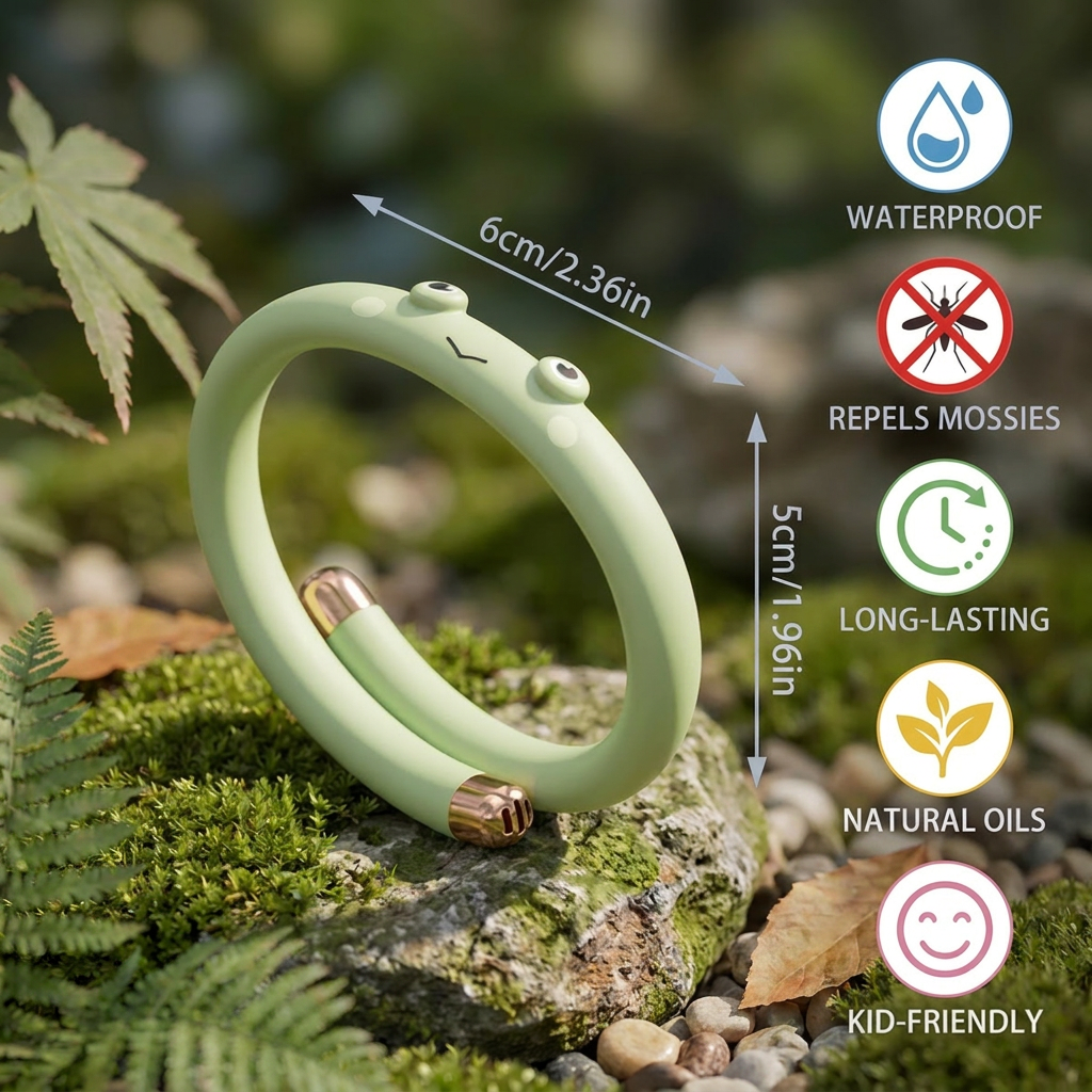 Kids Mosquito Repellent Bracelet with Cute Animal Design Waterproof
