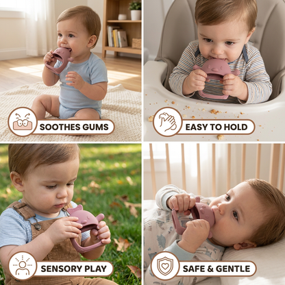 Baby Chick Silicone Teether – Gentle Food-Grade Soothing Toy