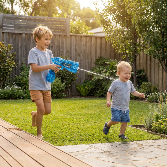 Electric Space Water Gun with Circular Tank