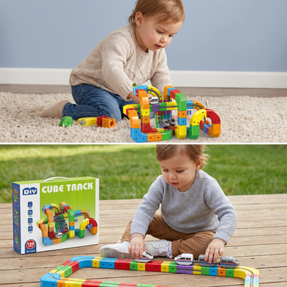 Magic rail cube track kids toy
