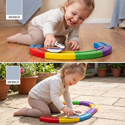 Magic rail cube track kids toy