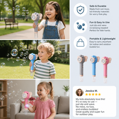 Elephant Bubble Stick Toy