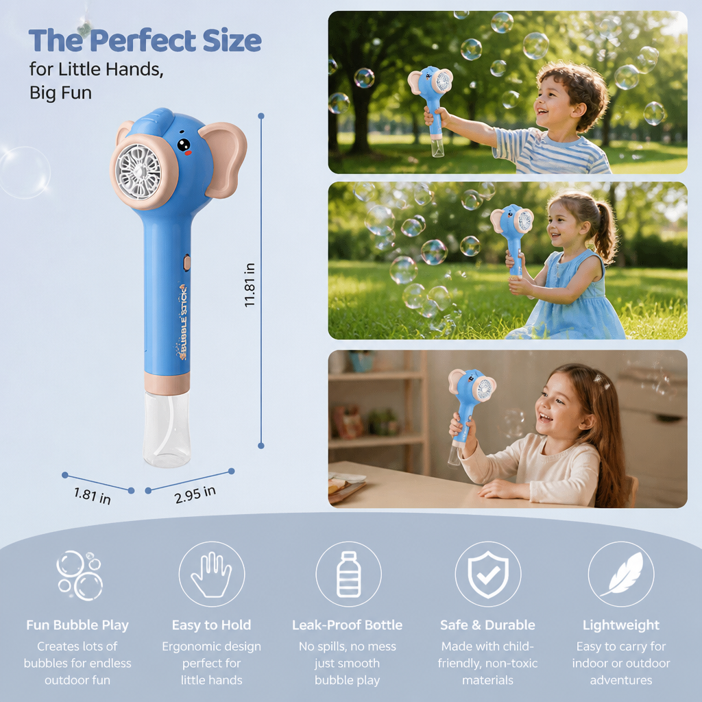 Elephant Bubble Stick Toy