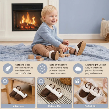 Cozy Baby Non-Slip Shoes with Soft Sole for Indoor & Outdoor Use