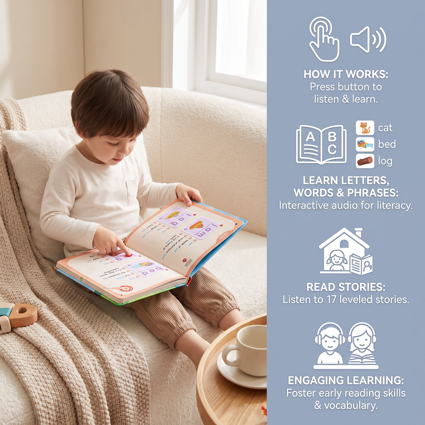 My First Leveled Reading Sound Book – Interactive Reading & Literacy