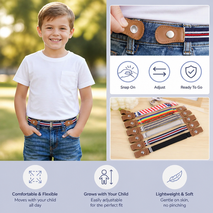 Comfortable Elastic Children’s Belts – Suitable for All Ages