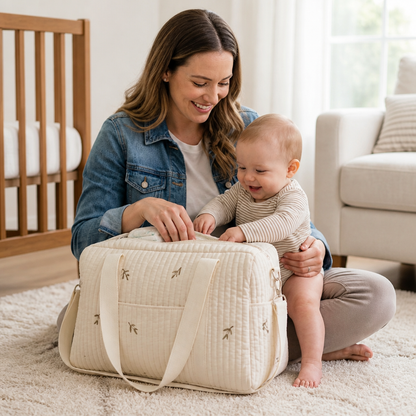 Large mommy baby bag - space for everything moms need!