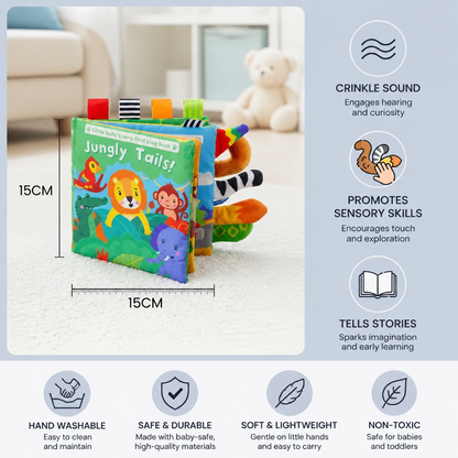 Sensory Wrinkle Paper story book for toddlers