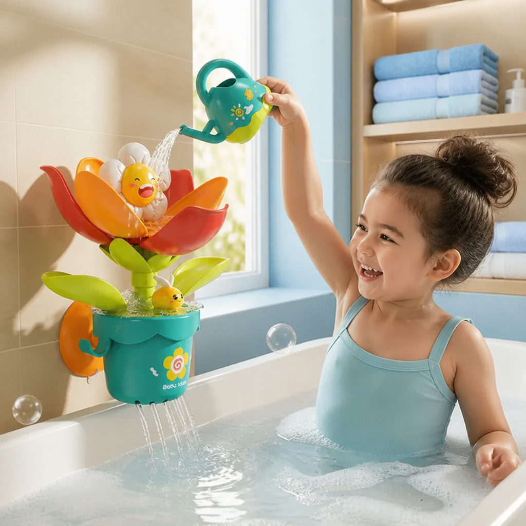 Flower Fun Bath Toy with Watering Can