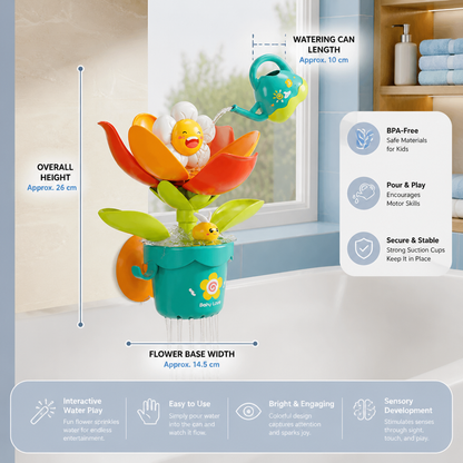 Flower Fun Bath Toy with Watering Can