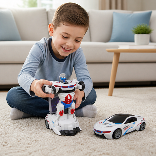 Transforming Police Car Toy
