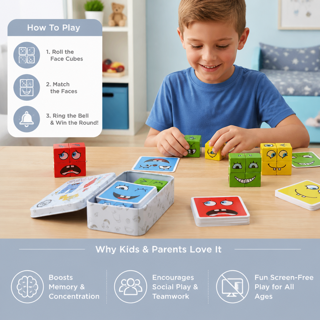 FaceCube - Family Game Set