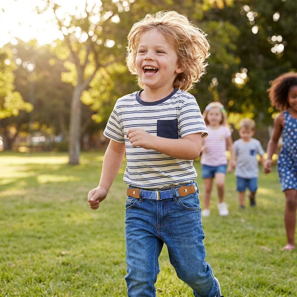 Comfortable Elastic Children’s Belts – Suitable for All Ages