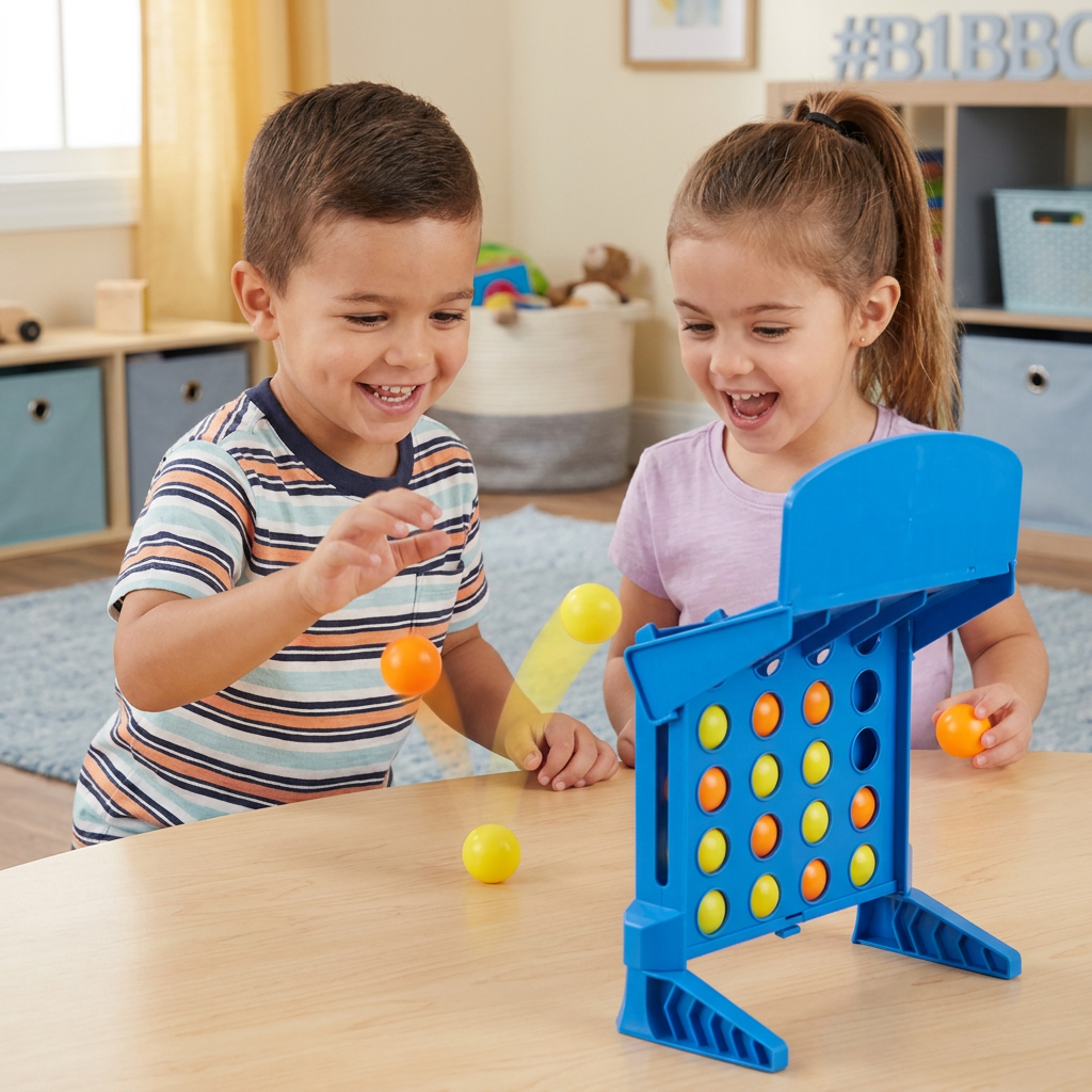 Four in a Row Target Shooting Game