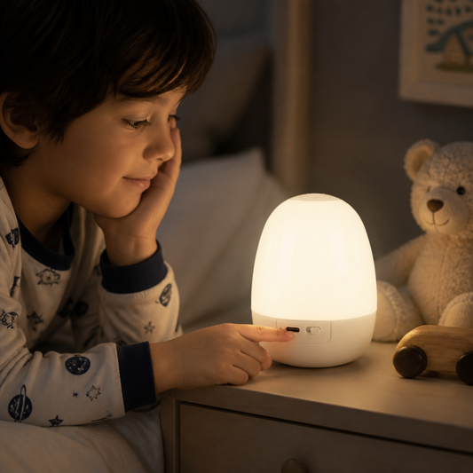 Egg-Shaped Silicone Night Light