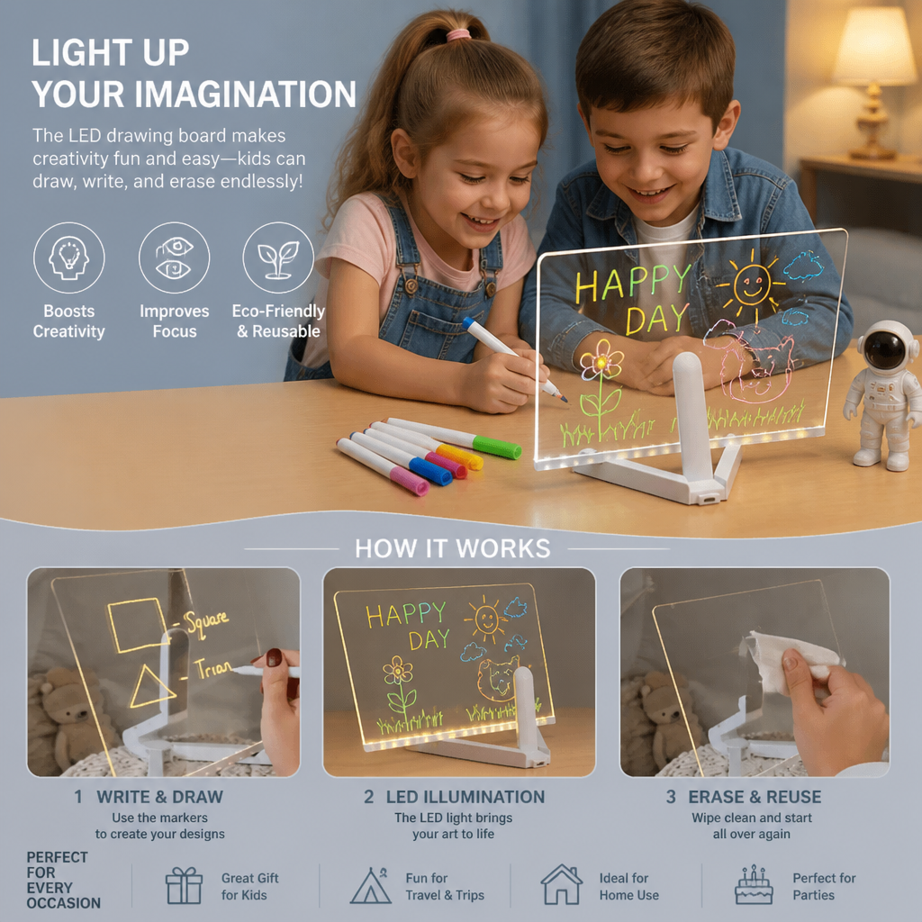 Kids LED Drawing Lamp