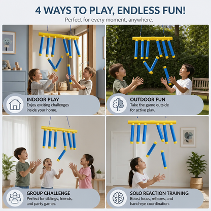 Falling Sticks Kids Reaction Game