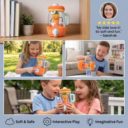 Funny Carrot Mixing Kids Plush Toy
