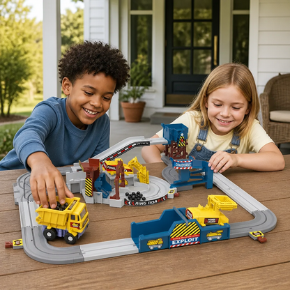 Interactive Electric Quarry Adventure Train Set