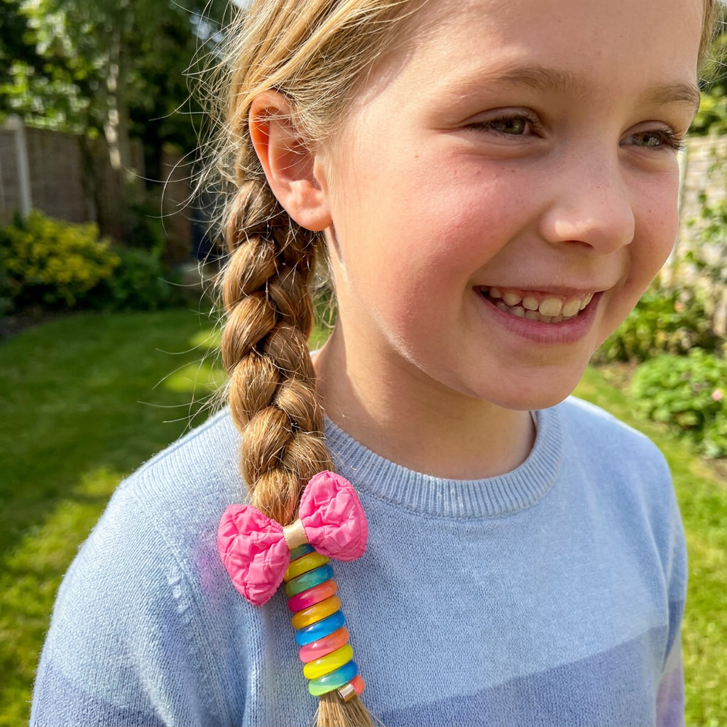 Cute Kids Spiral Hair Tie Set