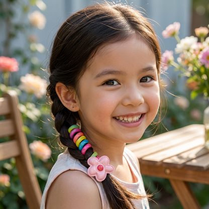 Cute Kids Spiral Hair Tie Set