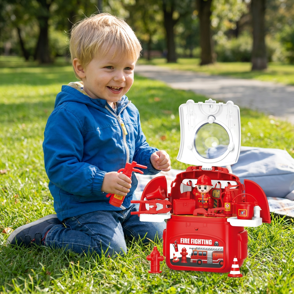 3-in-1 Backpack Playset for on the Go