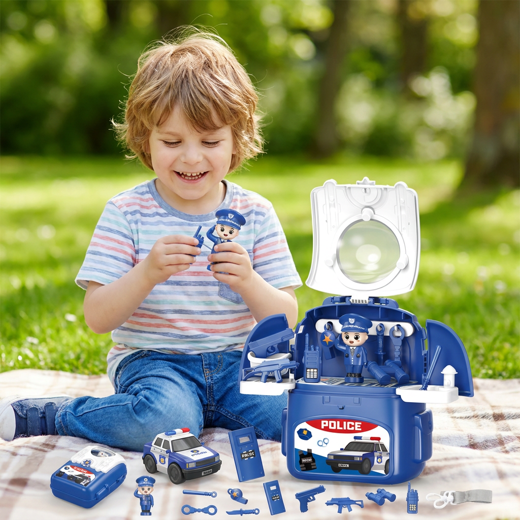 3-in-1 Backpack Playset for on the Go