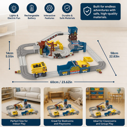 Interactive Electric Quarry Adventure Train Set