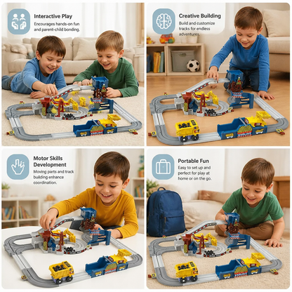 Interactive Electric Quarry Adventure Train Set