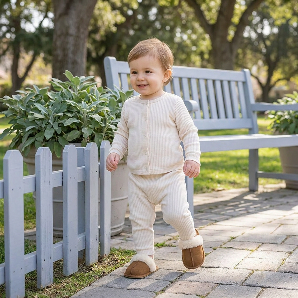 Cozy Baby Non-Slip Shoes with Soft Sole for Indoor & Outdoor Use