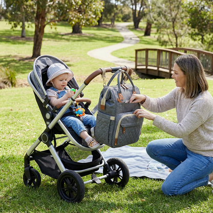 3-in-1 Travel Diaper Backpack with Foldable Baby Bed – Perfect for On-the-Go Parents