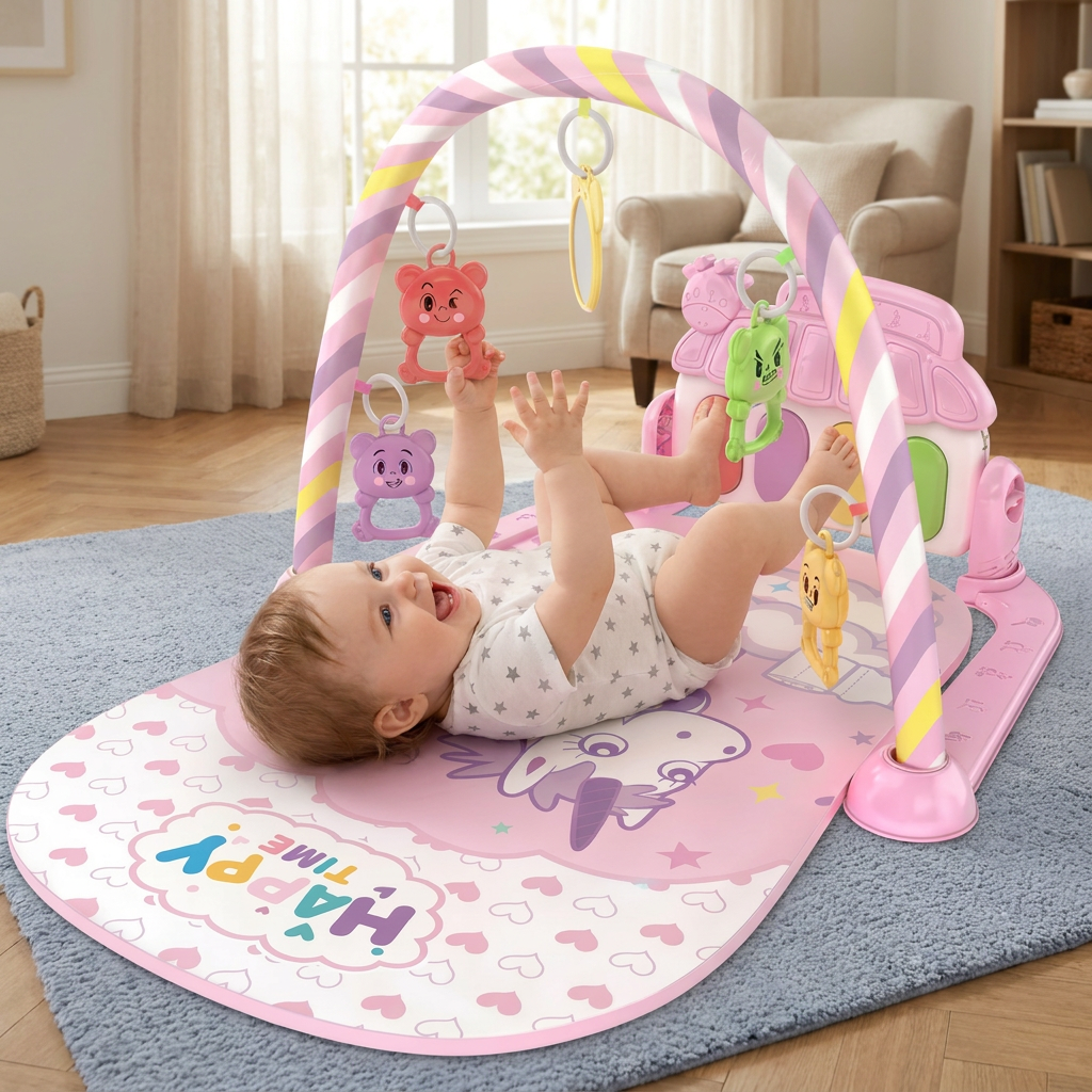 Musical Baby Pedal Piano for Limbs Coordination and Visual & Auditory Training