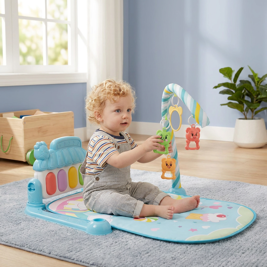 Musical Baby Pedal Piano for Limbs Coordination and Visual & Auditory Training