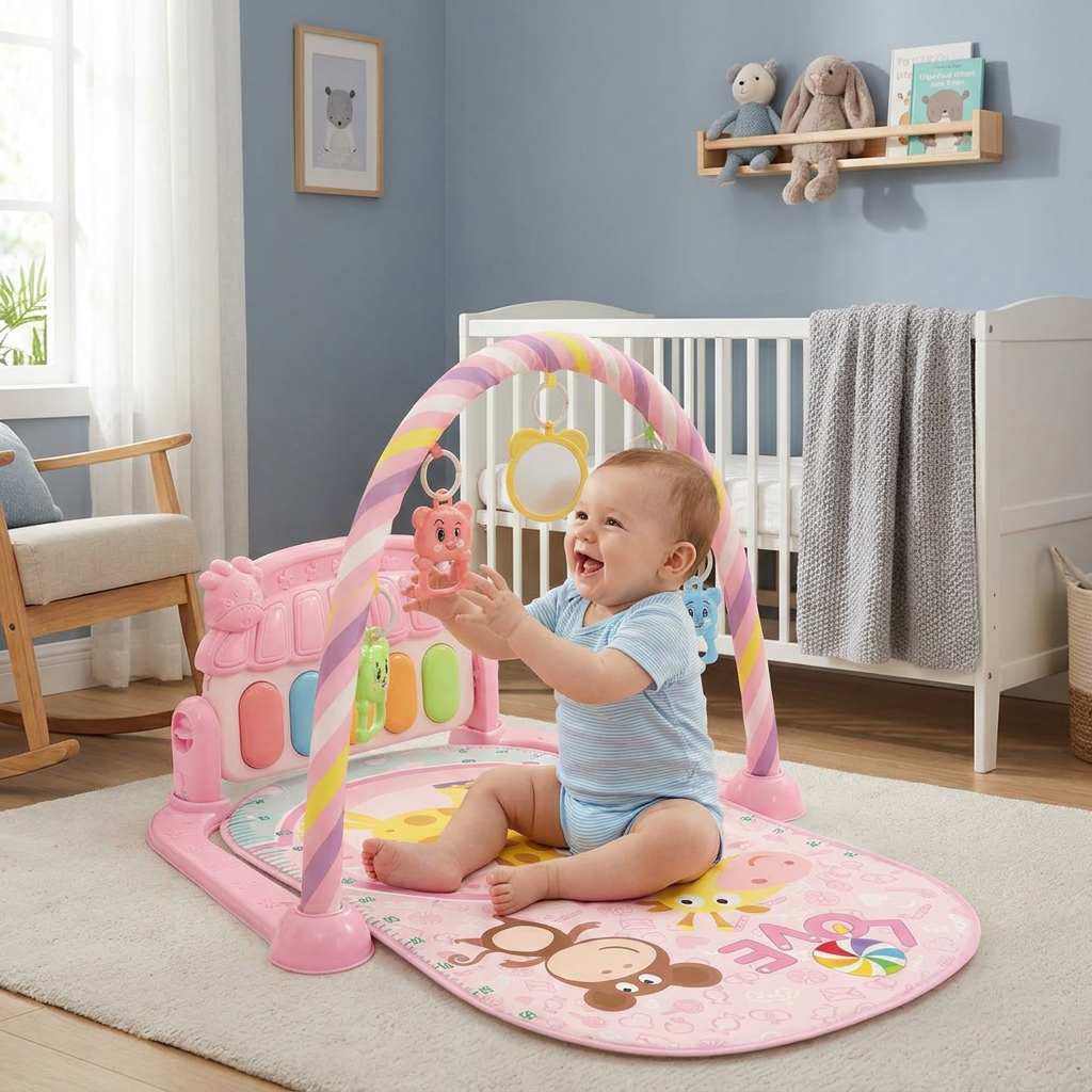Musical Baby Pedal Piano for Limbs Coordination and Visual & Auditory Training
