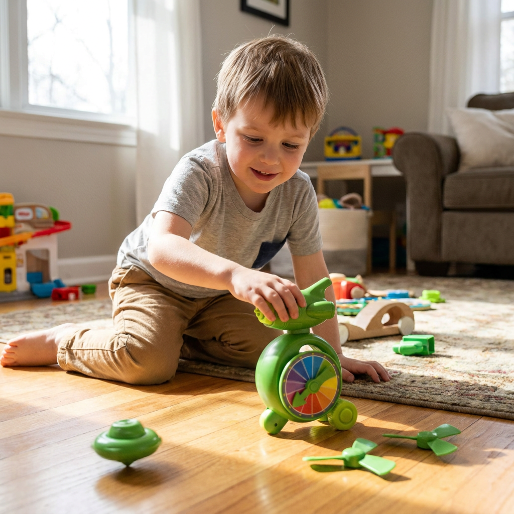 5-in-1 Gyro Educational Toy – Spinning, Balancing & Stacking Skill Game for Kids
