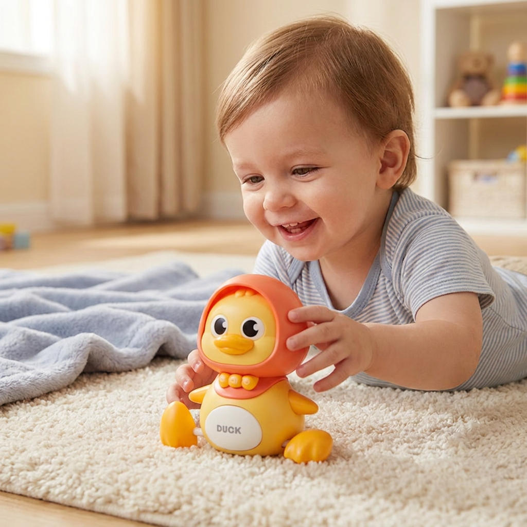 Wobbling Duck Family Kids Toy
