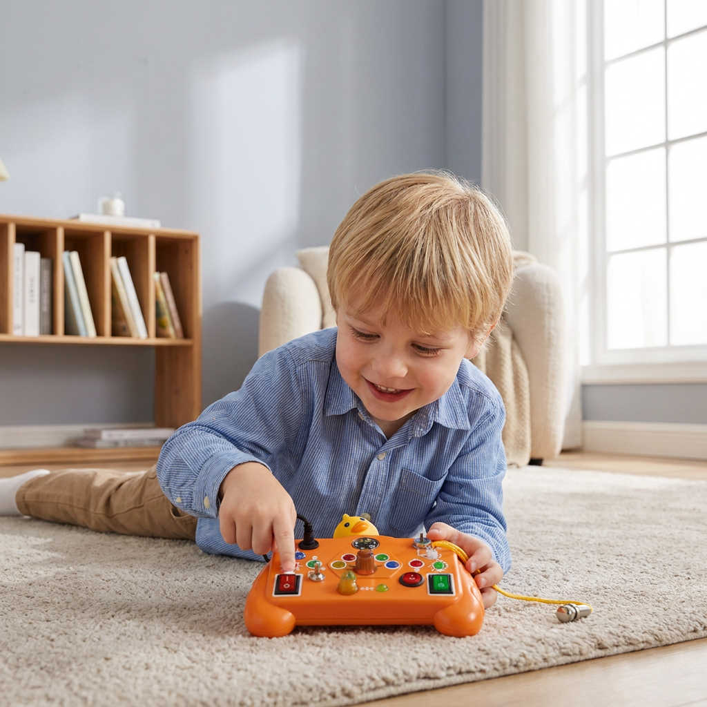 Montessori Activity Toy for Kids – Educational Game to Support Motor Skills, Understanding & Creativity