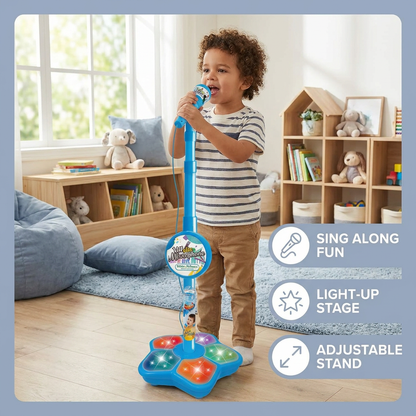 Kids Karaoke Machine with Microphone Stand – Singing Fun Set