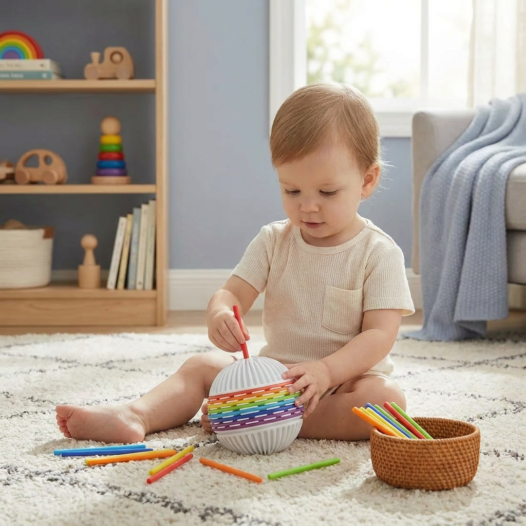 Montessori Sensory Ball – Colour Learning & Fine Motor Skills Toy