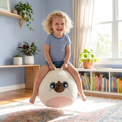 Inflatable Plush Hopping Animal for Kids – Bouncy Fun Toy