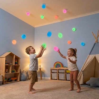 Glow in the Dark Sticky Balls – Throw & Stick Ceiling Toy for Kids & Adults
