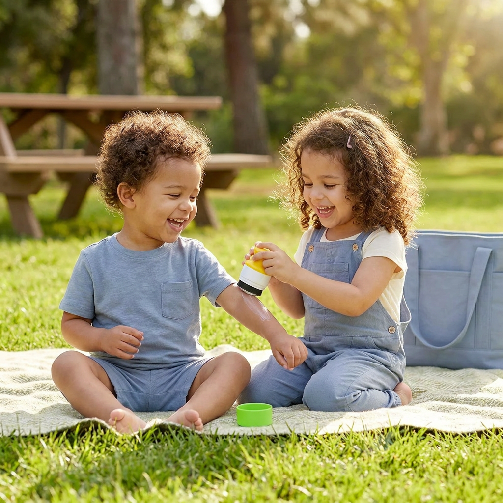 Refillable Sunscreen Roller for Kids – Easy Mess-Free Sunscreen Applicator