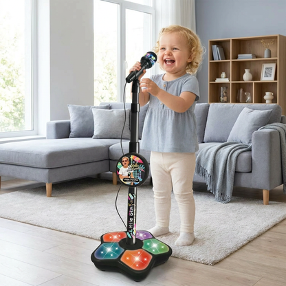 Kids Karaoke Machine with Microphone Stand – Singing Fun Set