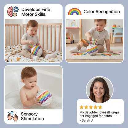 Montessori Sensory Ball – Colour Learning & Fine Motor Skills Toy
